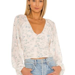 Free People New Final Rose Blouse